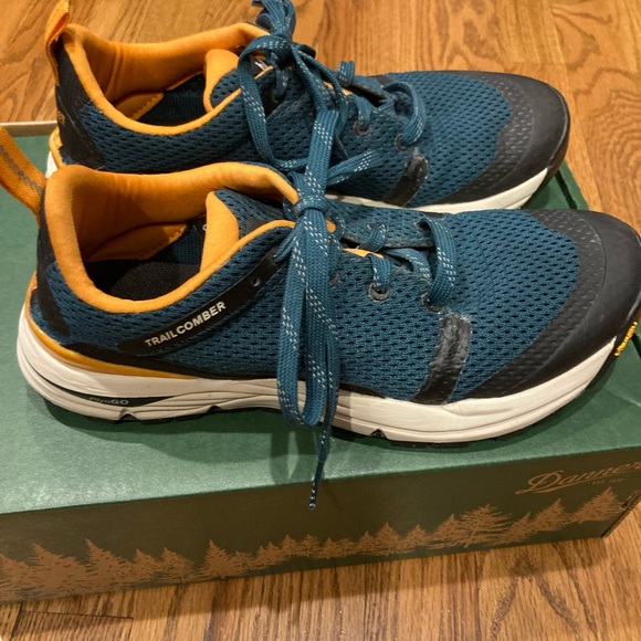 Danner | Trailcomber Hiking Shoes 6.5 EUC Teal & Orange - Picture 2 of 9